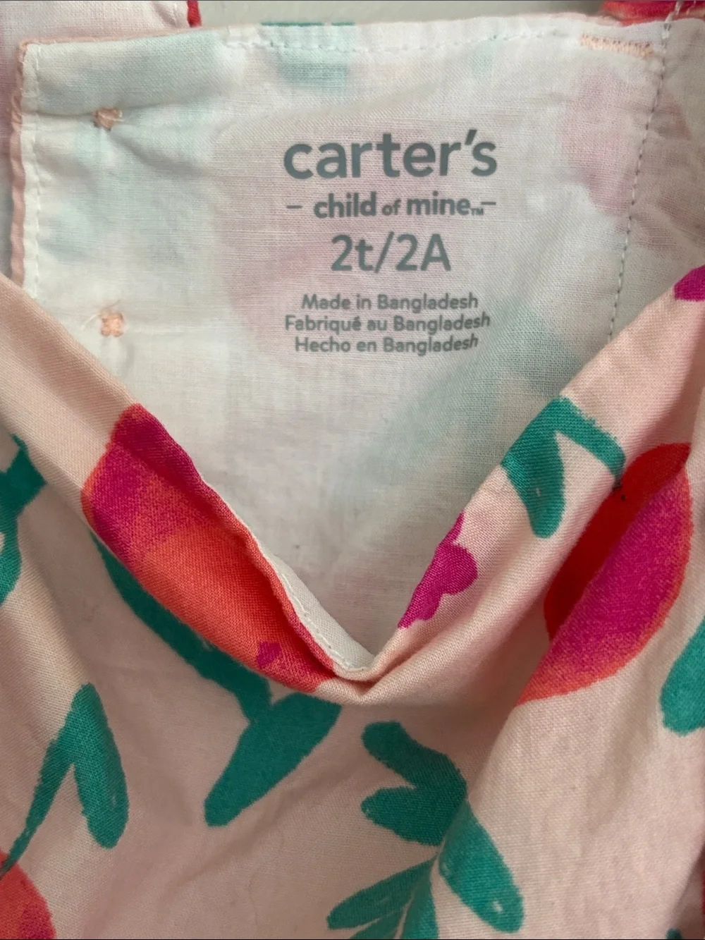Carter's Toddler Peach Dress
